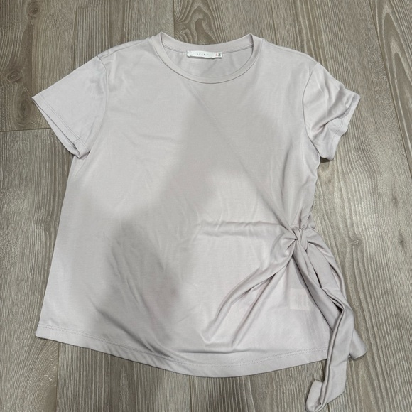 Anthropologie Tops - Anthropologie Lush Dusty Lavender Soft Knotted Tee